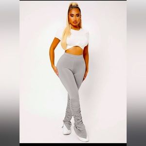 SHEIN SXY High Waist Skinny Stacked Pants